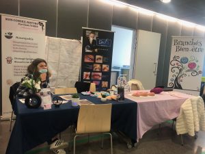 L'entreprise Dermonya dans un salon sur le bien-être
